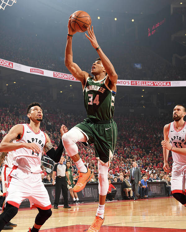 Nba Pro Basketball Poster featuring the photograph Giannis Antetokounmpo by Ron Turenne