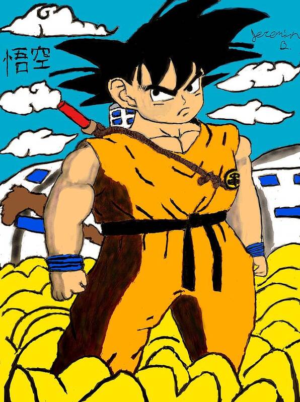 Goku Poster by Jeremiah Burton - Fine Art America