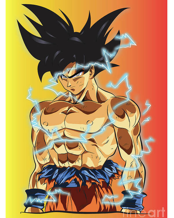 Goku Dragon Ball Z Poster by Kath Birali - Pixels