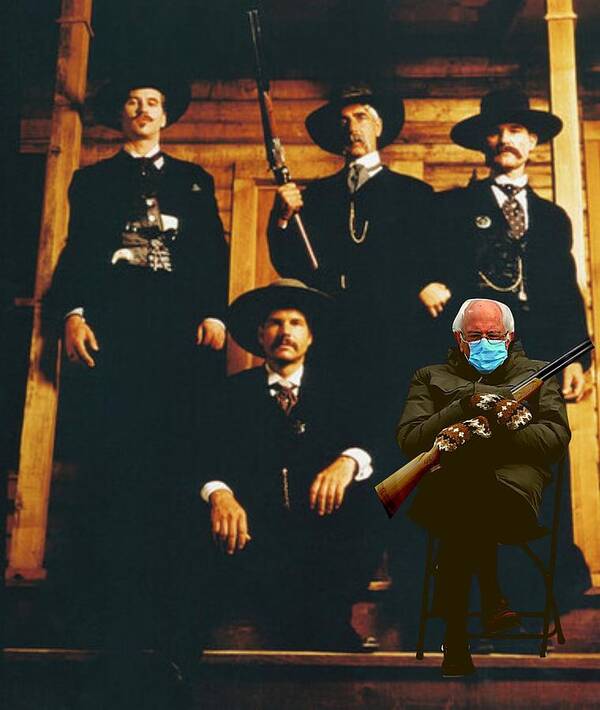 Bernie Poster featuring the photograph I'm Your HuckleBernie by Lee Darnell