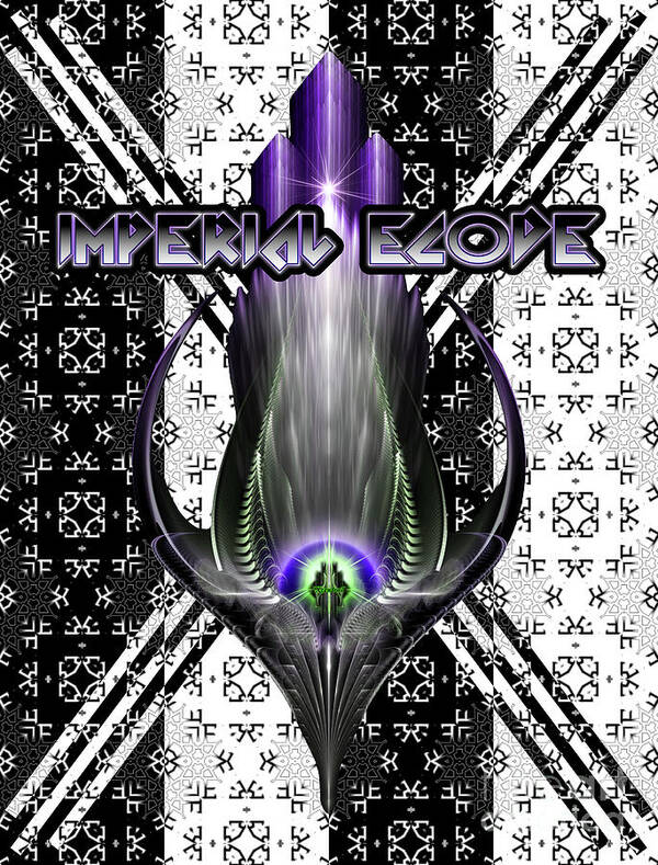 Mirror Poster featuring the digital art Imperial Ecode Graphics Design by Rolando Burbon