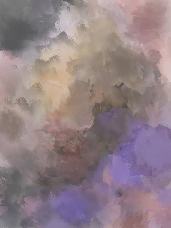  Poster featuring the digital art In The Clouds by Michelle Hoffmann