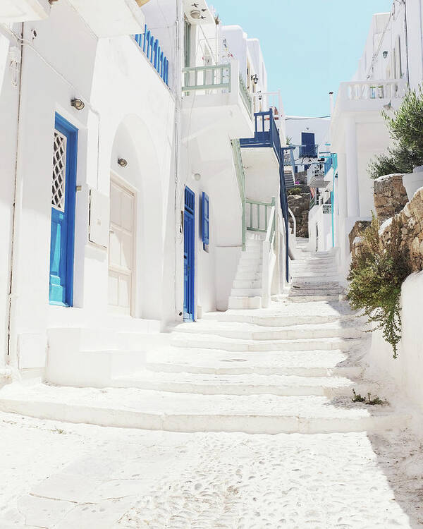 Greece Poster featuring the photograph Into the Neighborhood by Lupen Grainne