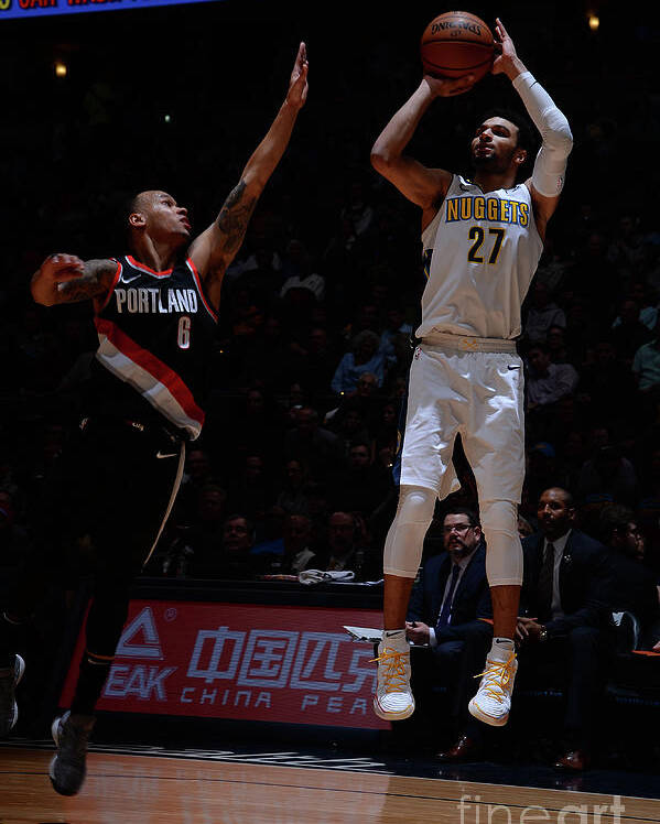 Nba Pro Basketball Poster featuring the photograph Jamal Murray by Bart Young