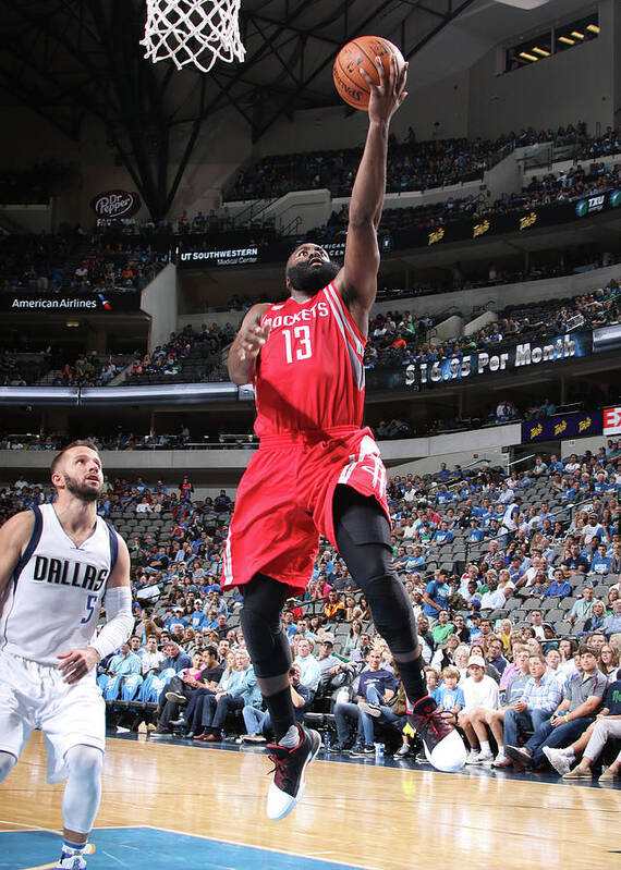 Nba Pro Basketball Poster featuring the photograph James Harden by Glenn James
