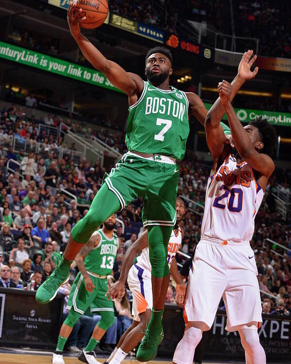 Nba Pro Basketball Poster featuring the photograph Jaylen Brown by Barry Gossage