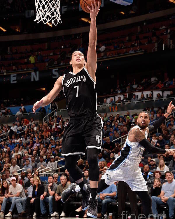 Nba Pro Basketball Poster featuring the photograph Jeremy Lin by Gary Bassing