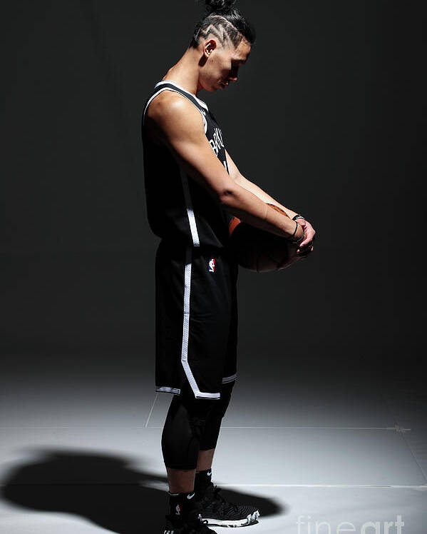 Media Day Poster featuring the photograph Jeremy Lin by Nathaniel S. Butler