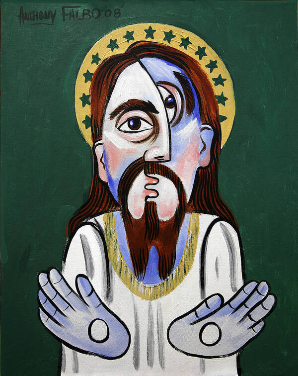Jesus Christ Superstar Poster featuring the painting Jesus Christ Superstar by Anthony Falbo