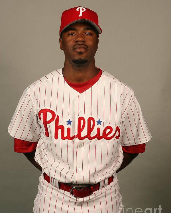 Media Day Poster featuring the photograph Jimmy Rollins by Robbie Rogers