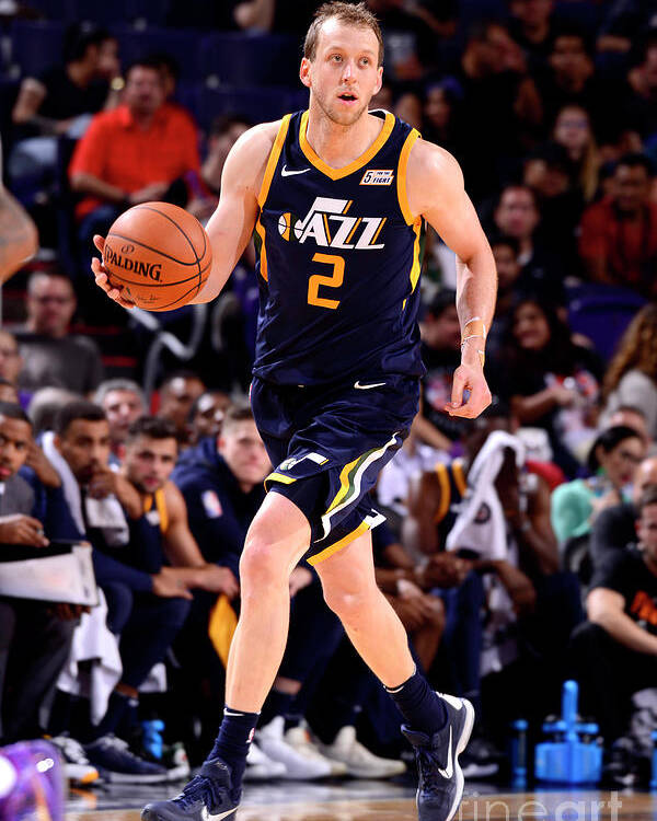 Joe Ingles Poster featuring the photograph Joe Ingles by Barry Gossage