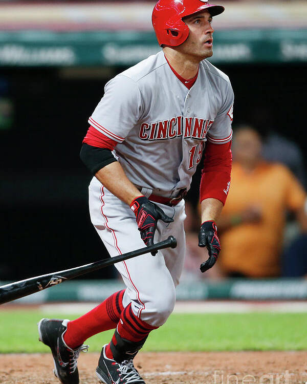 Ninth Inning Poster featuring the photograph Joey Votto by Ron Schwane
