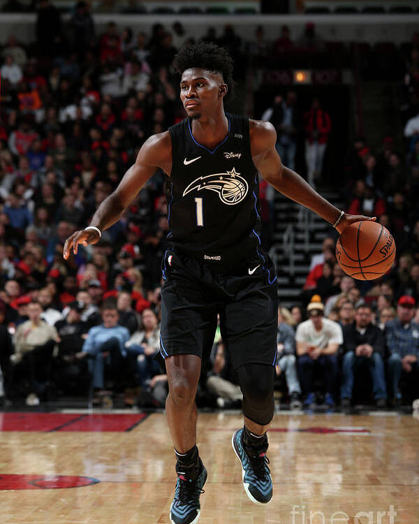 Nba Pro Basketball Poster featuring the photograph Jonathan Isaac by Gary Dineen