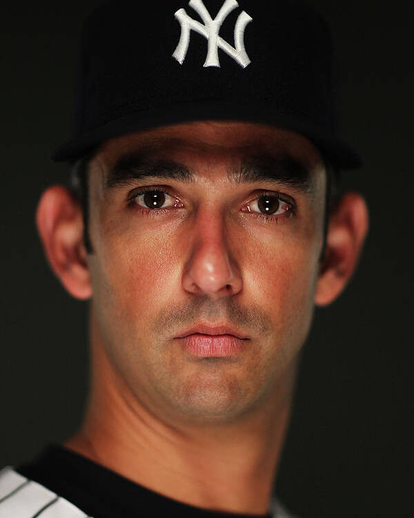 Media Day Poster featuring the photograph Jorge Posada by Al Bello