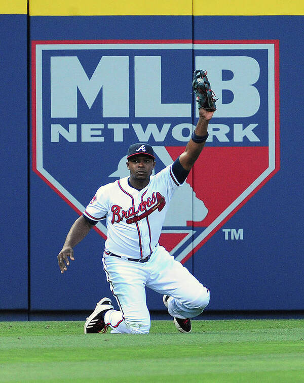 Atlanta Poster featuring the photograph Justin Upton by Scott Cunningham