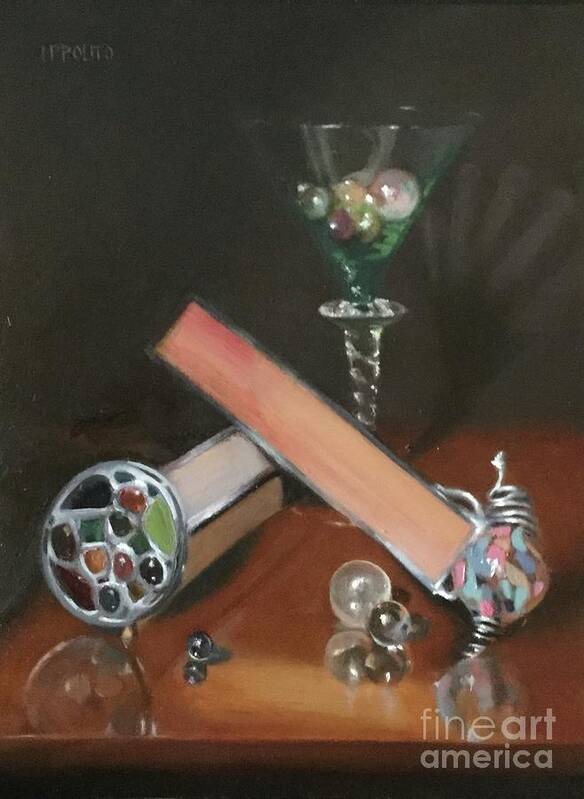 Oil Painting Poster featuring the painting Kaleidoscope by Lori Ippolito