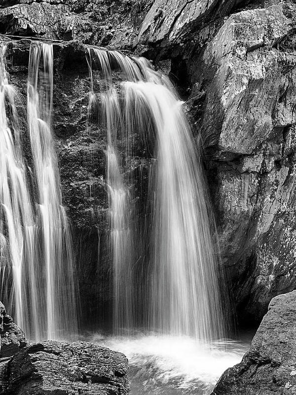 Cascading Poster featuring the photograph Kilgore Falls I by Charles Floyd