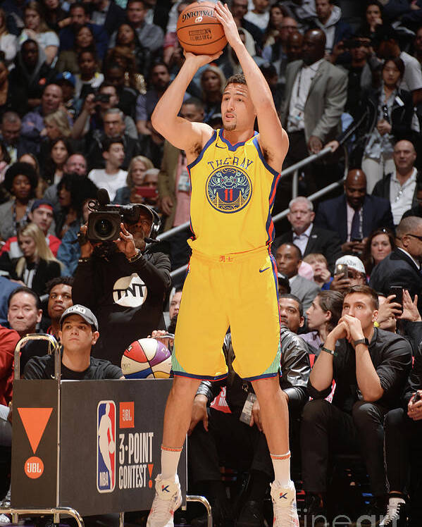 Event Poster featuring the photograph Klay Thompson by Andrew D. Bernstein