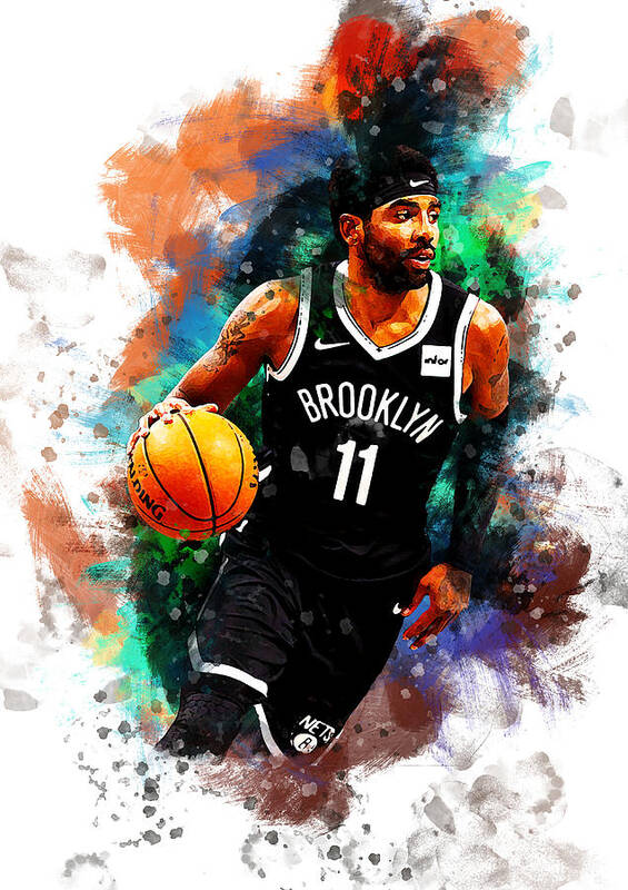 Kyrie Irving Back-To (Dallas) - Kyrie Irving - Posters and Art Prints