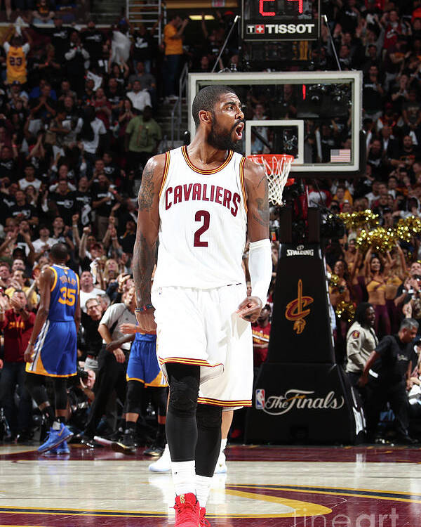 Playoffs Poster featuring the photograph Kyrie Irving by Nathaniel S. Butler