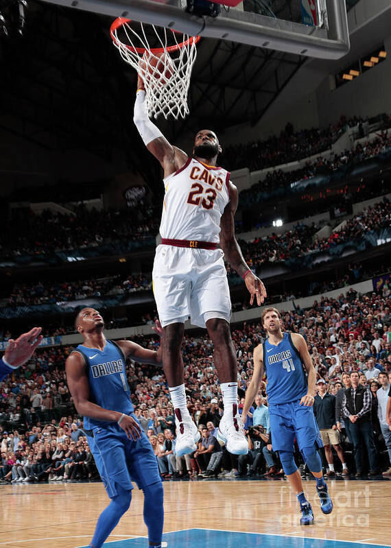 Nba Pro Basketball Poster featuring the photograph Lebron James by Glenn James
