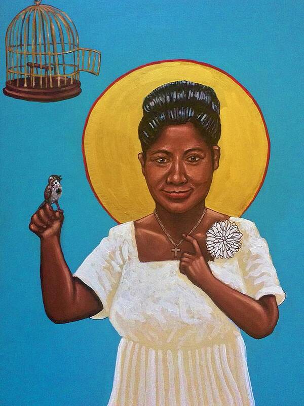  Poster featuring the photograph Mahalia Jackson by Kelly Latimore