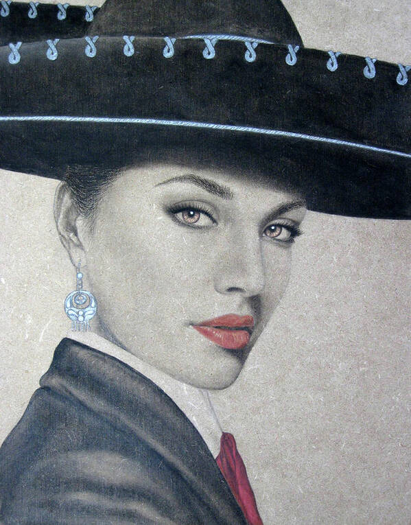 Mariachi Poster featuring the painting Mariachi by Lynet McDonald