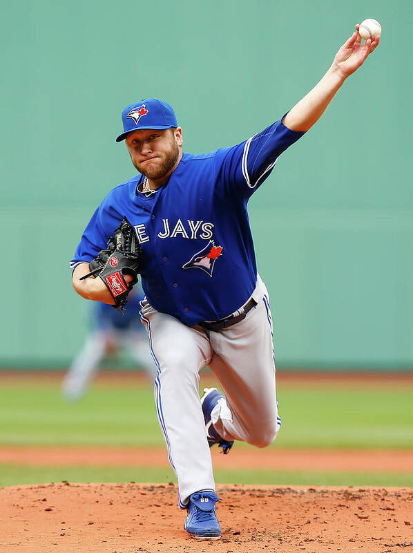 American League Baseball Poster featuring the photograph Mark Buehrle by Jared Wickerham