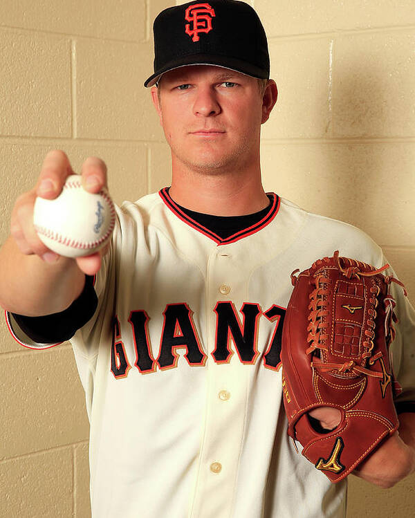 Media Day Poster featuring the photograph Matt Cain by Jamie Squire