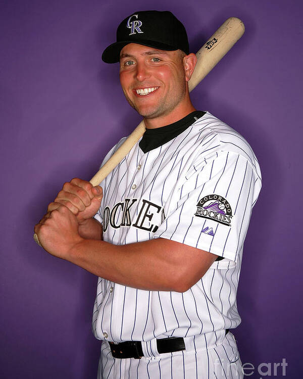 Media Day Poster featuring the photograph Matt Holliday by Jeff Gross
