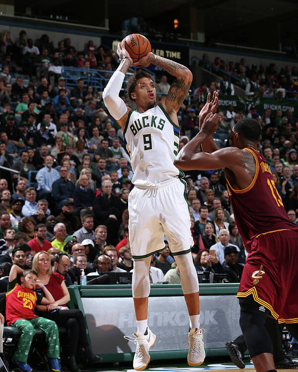 Michael Beasley Poster featuring the photograph Michael Beasley by Gary Dineen