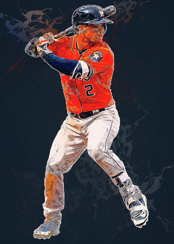 MLB Baseball Houston Astros Alexbregman Alex Bregman Alex Bregman Houston  Astros Houstonastros Alex Poster by Wrenn Huber - Fine Art America
