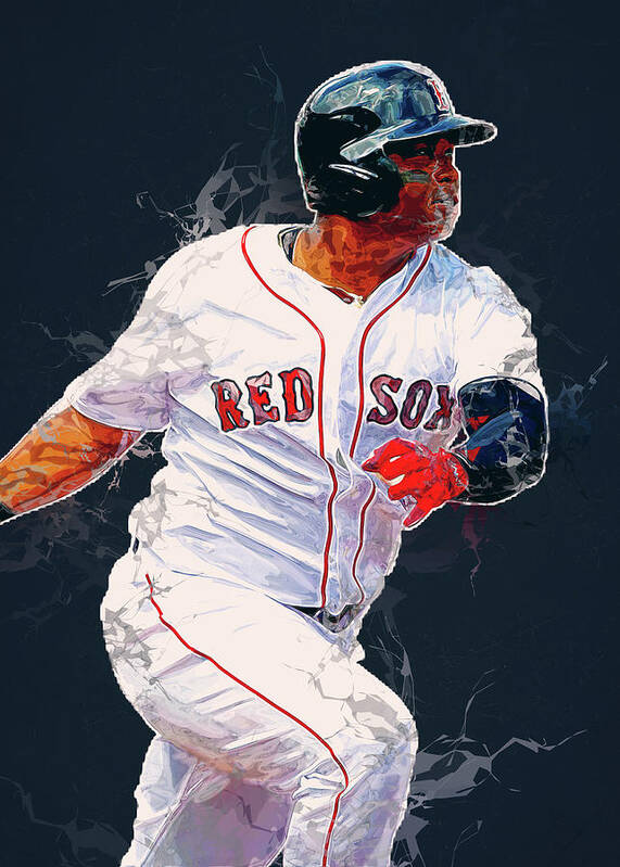 MLB Baseball Rafaeldevers Rafael Devers Rafael Devers Boston Red Sox  Bostonredsox Rafaeldeverscalcan Poster by Wrenn Huber - Fine Art America