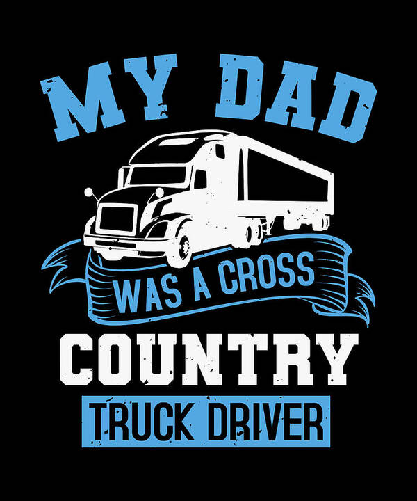 My dad was a cross country Poster JM Print Designs - Fine Art America