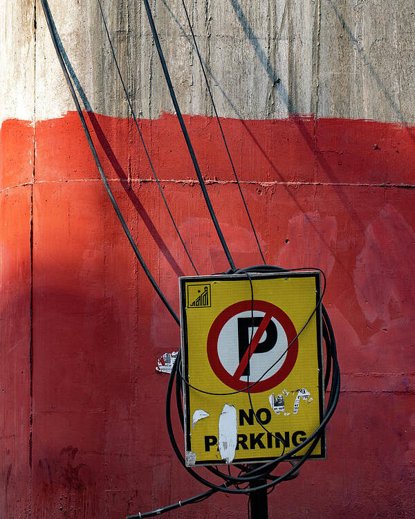 No Parking Poster featuring the photograph No Parking by Prakash Ghai