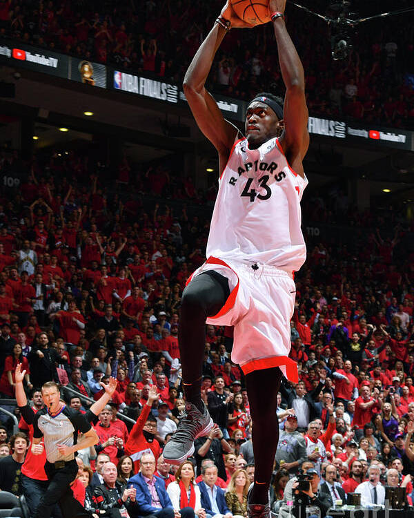 Playoffs Poster featuring the photograph Pascal Siakam by Jesse D. Garrabrant