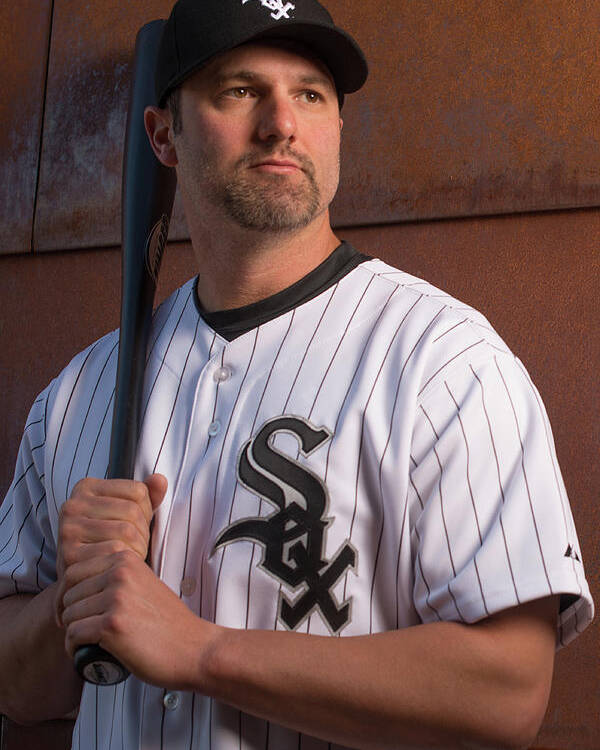 Media Day Poster featuring the photograph Paul Konerko by Rob Tringali