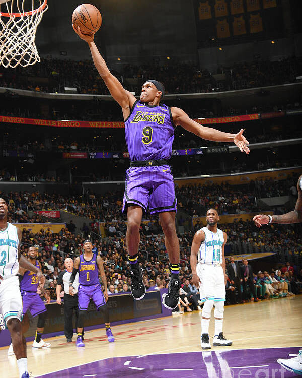 Nba Pro Basketball Poster featuring the photograph Rajon Rondo by Andrew D. Bernstein