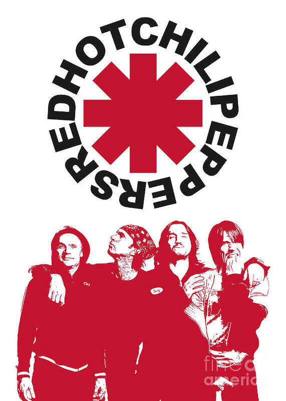 Udtale halt Uluru Red Hot Chili Peppers Poster by Gaffano - Pixels