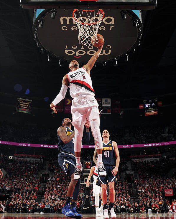 Nba Pro Basketball Poster featuring the photograph Rodney Hood by Cameron Browne