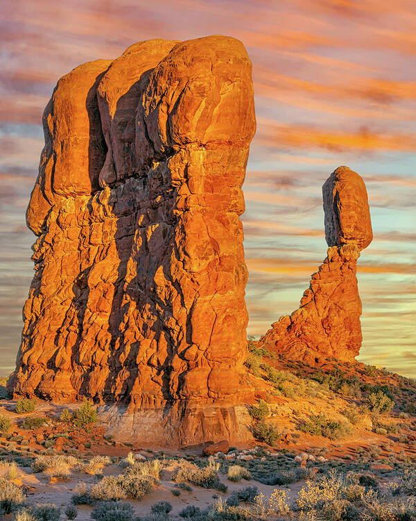 Arches National Park Poster featuring the photograph September 2023 Balanced Rock by Alain Zarinelli