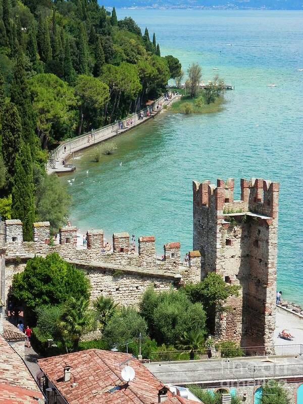 Sirmione Poster featuring the photograph Sirmione by Claudia Zahnd-Prezioso