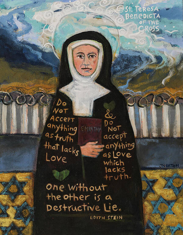St. Benedicta of the Cross ie Edith Stein by Jen Norton