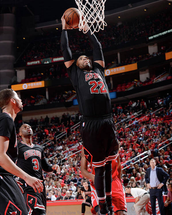Nba Pro Basketball Poster featuring the photograph Taj Gibson by David Dow