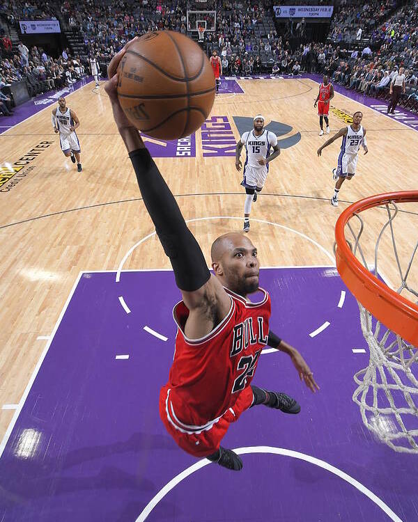 Nba Pro Basketball Poster featuring the photograph Taj Gibson by Rocky Widner