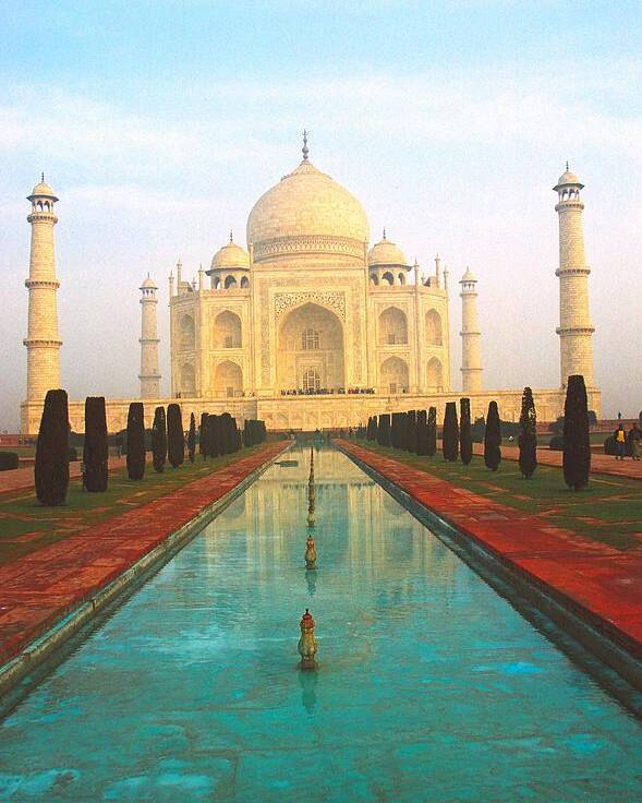 India Poster featuring the photograph Taj Mahal by Claude Taylor