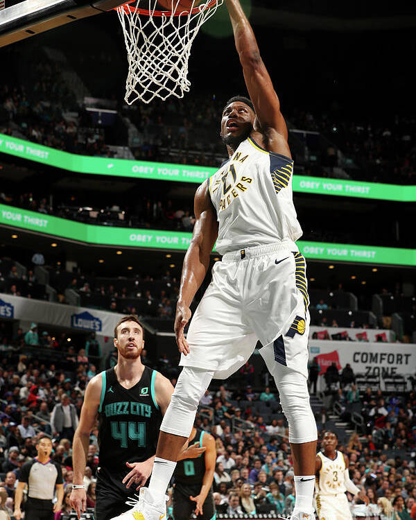 Nba Pro Basketball Poster featuring the photograph Thaddeus Young by Kent Smith