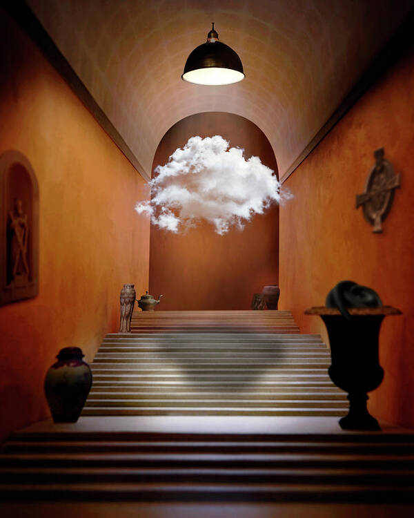 Rain Poster featuring the photograph The Birth Of A Cloud by John Manno