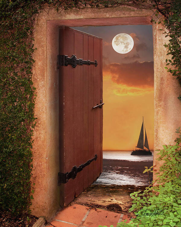  Poster featuring the photograph The Door by Shara Abel
