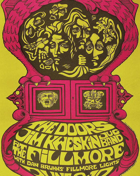 The Doors Poster featuring the photograph The Doors at the Fillmore by The Doors